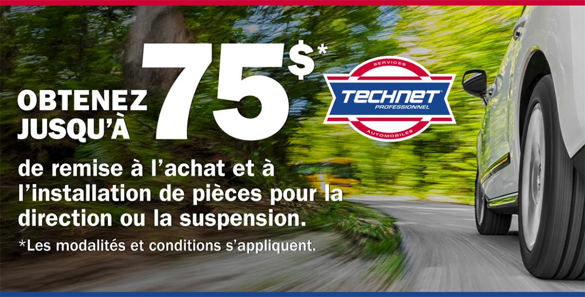 Promotion achat de pièce direction ou suspension